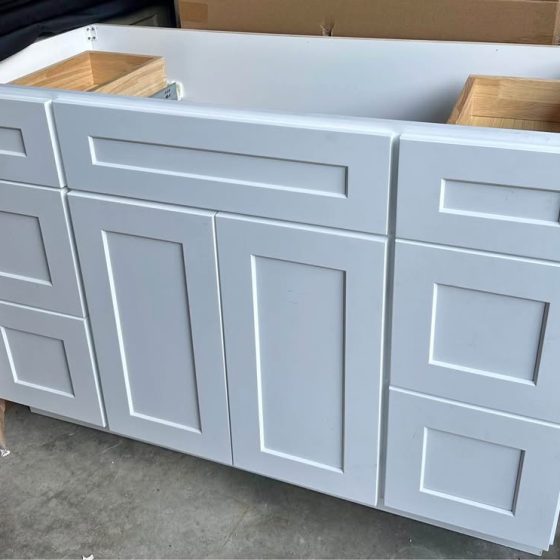 White Shaker Vanity